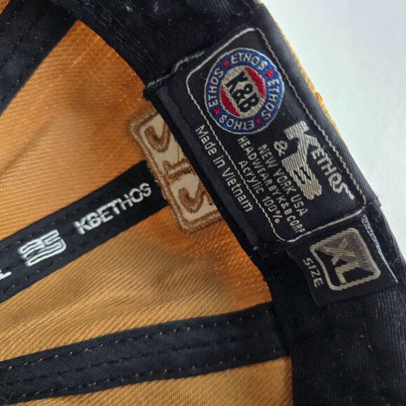 New York City Hat Mens Fitted XL Beige Brown KB Ethos Souvernir 212 Y2k Cap - Picture 9 of 9